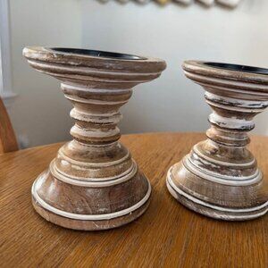 Shabby Chic Candle Holders